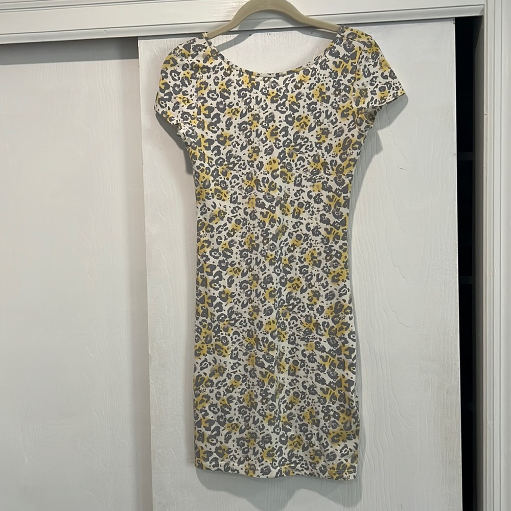Guess animal print bodycon dress size small